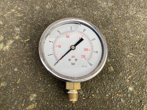 Pressure gauge steam engine - pressure,