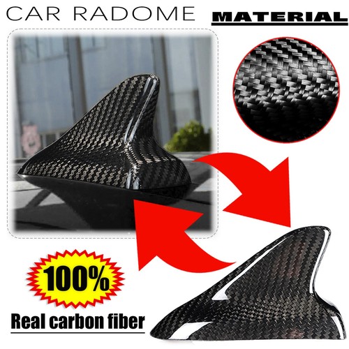 Real carbon roof shark fin - carbon,