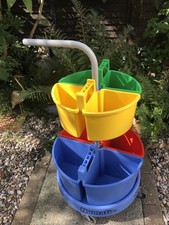 NC4 Numatic Mobile Cleaning Carousel Trolley Cart Car Valet Storage Cleaners