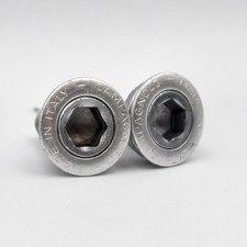 Vintage, Retro, 1990s Campagnolo Bottom Bracket, All Metal Crank Bolts (Pair)