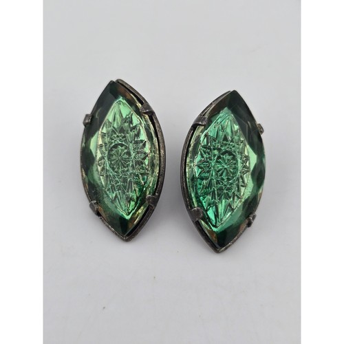 Vintage intaglio cadmium glass - vintage,