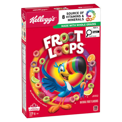 Kellogg froot loops 320g - kellogg's,