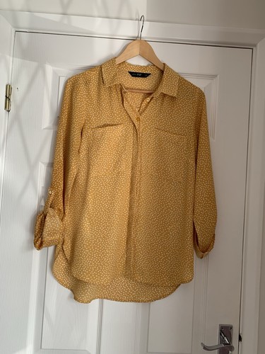 Mustard white long sleeve - long,