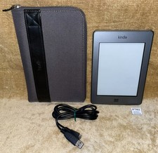 KINDLE TOUCH 4th GENERATION MODEL NO D01200 + BRANDED CASE BUNDLE TESTED WORKING