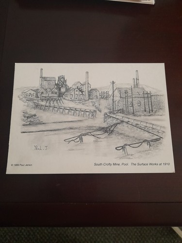 Pencil sketch postcard south - pencil,