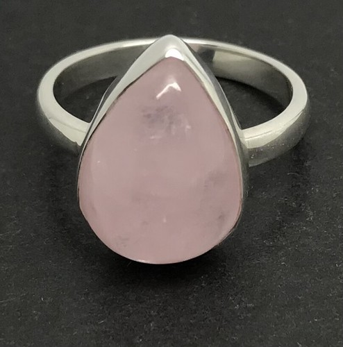 Morganite pear ring - , solid
