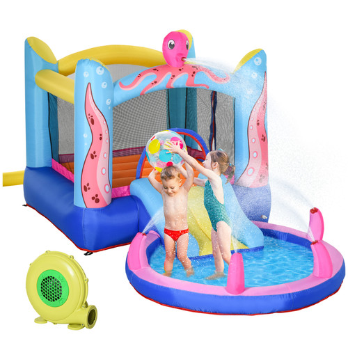 Kids bouncy castle water slide - castle,