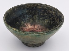 UNSIGNED RAKU STUDIO POTTERY