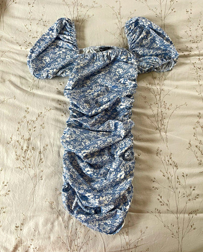 Nasty gal blue white - blue/white, floral