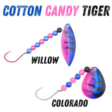 Cotton candy tiger worm - candy,
