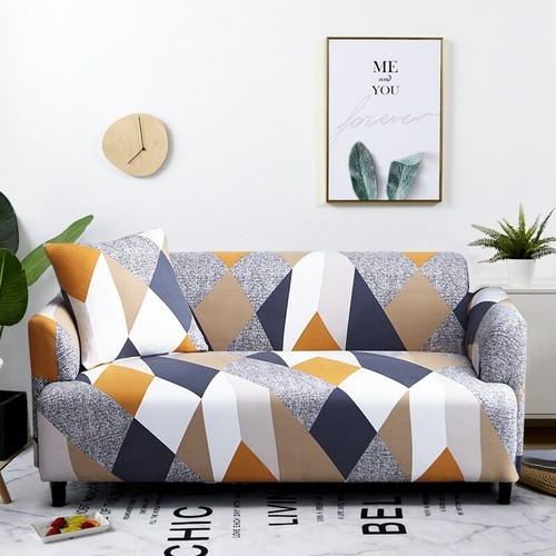 Printed stretch sofa - sofa, slip