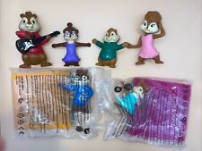 Alvin And The Chipmunks & All Chipettes Figure Toy Playset Bundle 2 New RARE ‘11