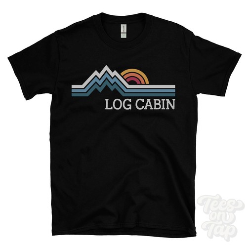 Log cabin shirt retro - log,