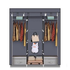 Large fabric wardrobe - fabric,