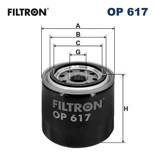 Oil filter op617 filtron - oil,