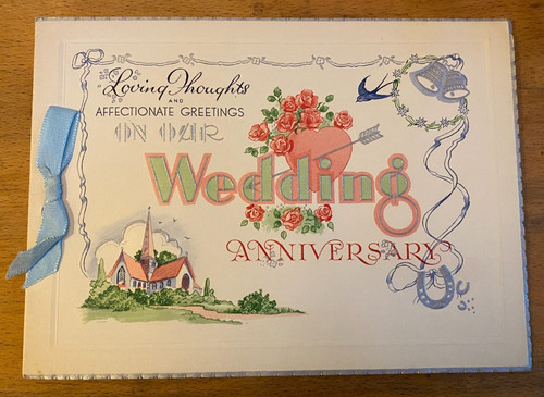 Vintage wedding anniversary - vintage,