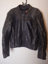 Vintage 90s Dainese Leather Motorcycle Jacket Men's size 50 Medium