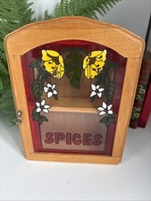 Vintage Retro Wooden Spice
