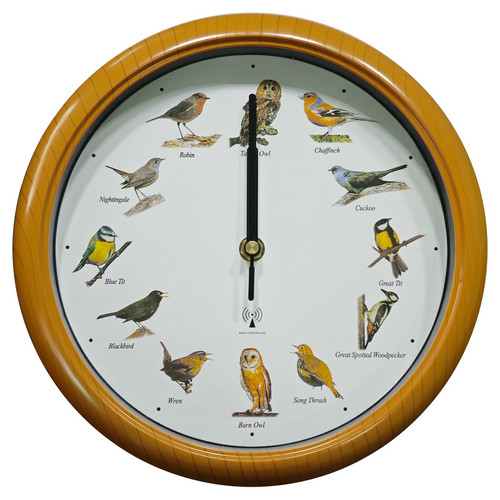 Bird clock with sound - sound, 12