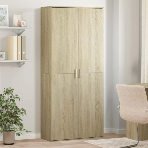 Modern wooden tall highboard - tall,