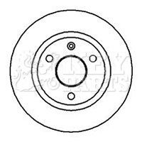 Key parts kbd4004 brake disc - parts,