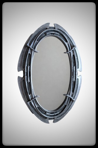 Inspired giger oval - by, h.r.