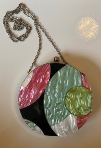 Zara multicolour pearl shiny