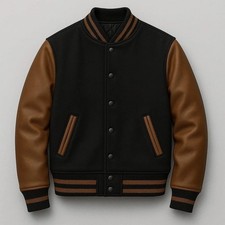 Men’s Varsity Jacket Black &