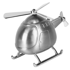 Helicopter Coin Bank Metal