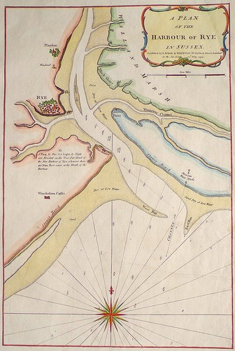 Original antique sea chart - original,