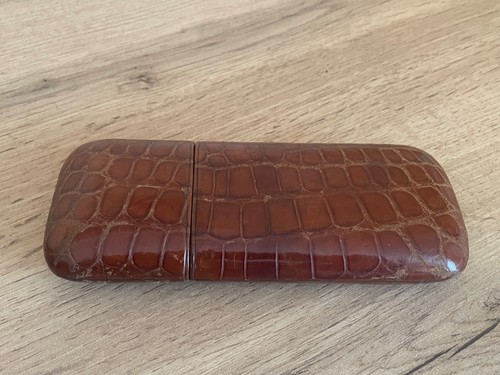 Vintage crocodile leather - crocodile,