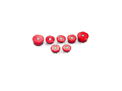 Kit frame plugs - red, ducabike