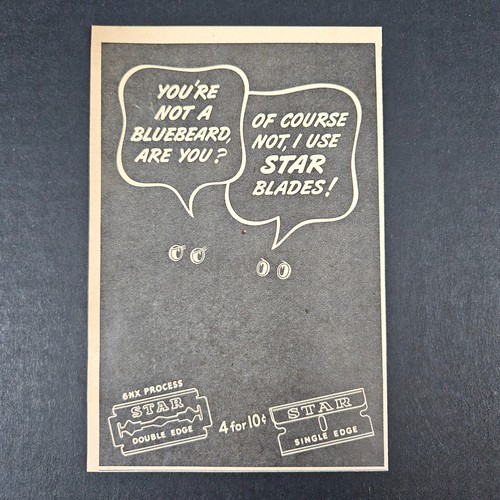 1944 star razor - star, blades