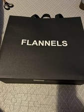 Flannels Black Paper Gift Bag
