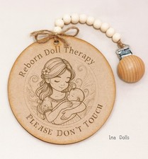 Wooden Pram Tag For Reborn