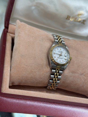 Ladies 69173 steel gold - steel, &