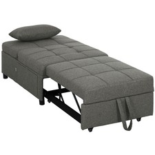 HOMCOM 4-in-1 Pull Out Sleeper