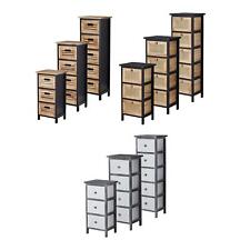 Solid Wooden Storage Chest 3 / 4 / 5 Drawers Organiser Rustic Fully Assembled