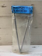 NOS Vintage Bikit Chrome Plated Racer Mudguard Brackets Raleigh etc