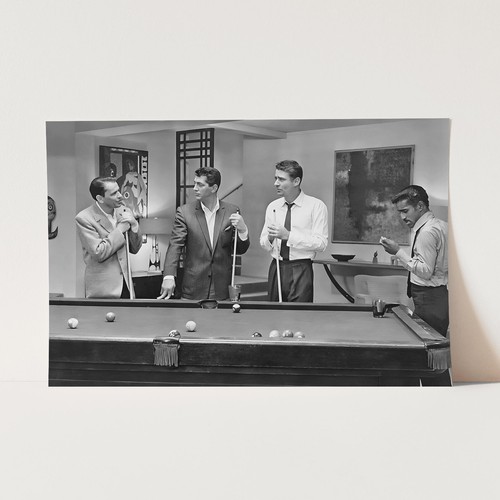 The rat pack playing pool - rat,