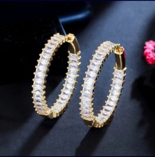 Cubic Zirconia Earrings 18K