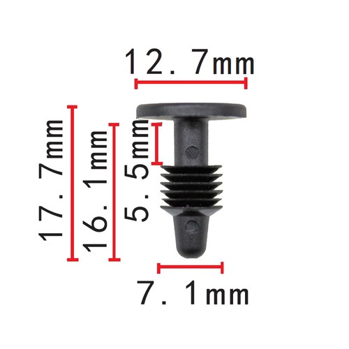 Trim panel fascia retainers - panel,