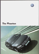 Volkswagen Phaeton 2003-04 UK Market Sales Brochure 3.2 V6 6.0 W12