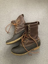 Original L L Bean Brown Leather Duck Boots