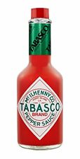 TABASCO Hot Chilli Pepper Sauce 350ml made with Tabasco Peppers, Vinegar & Salt