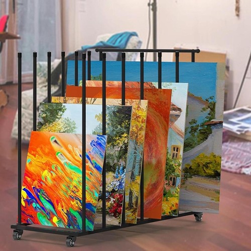 Carton storage rack with 360 - carton,