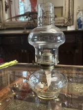 Hobnail Glass Oil Lantern Lamp