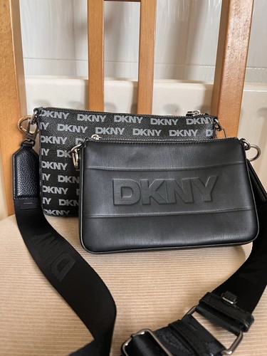 Dkny black grey - grey, monogram