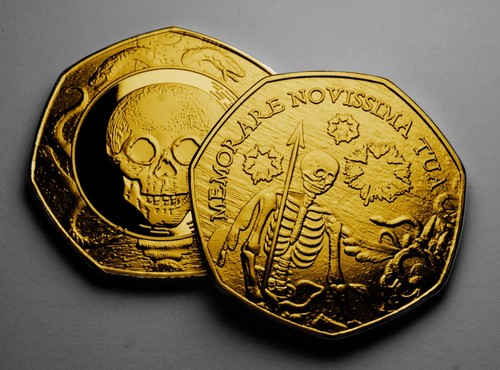 Memento mori 24ct gold - mori,