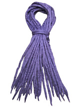 Handmade Heather Wool Dreadlocks - Felted Merino Double Ended Hair Extensions 😊